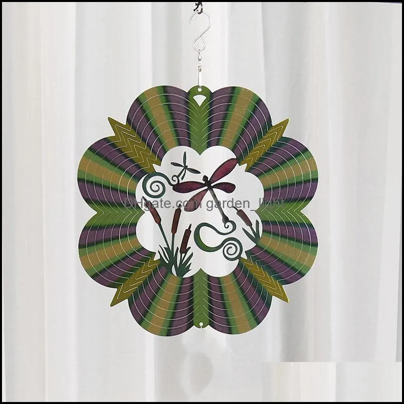 Stainless Steel Mandala Wind Spinner 3D Hanging Ornament For Indoor/Garden Ornaments Kmart