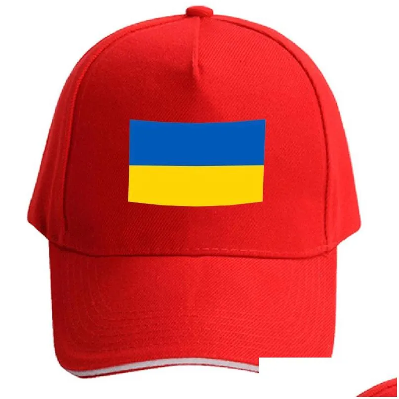 ukraine baseball cap custom made name number team logo hat ukr country travel ukrainian nation ukrayina flag headgear wh0544