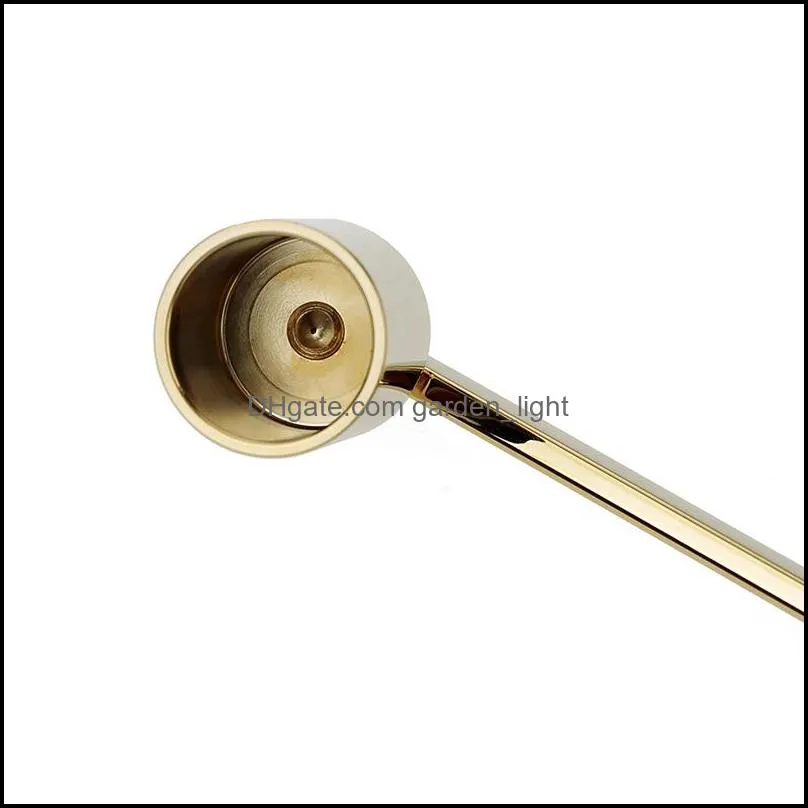 candles extinguisher bell shaped candle snuffer stainless steel long handle candle wick snuffers rre13285