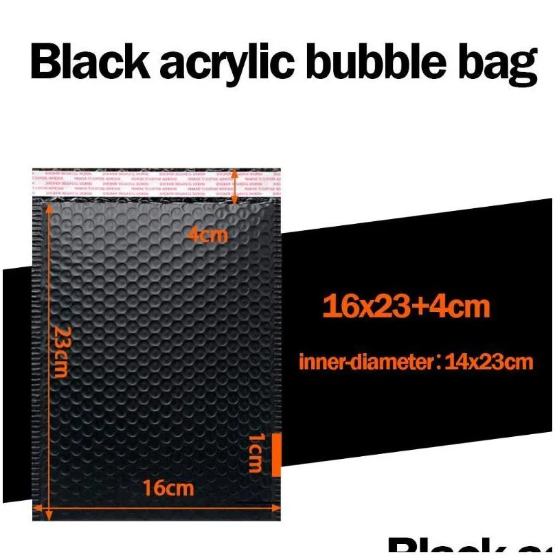 gift wrap 50pcs black poly bubble mailers padded envelopes bulk lined polymailer bags for packaging maile self seal