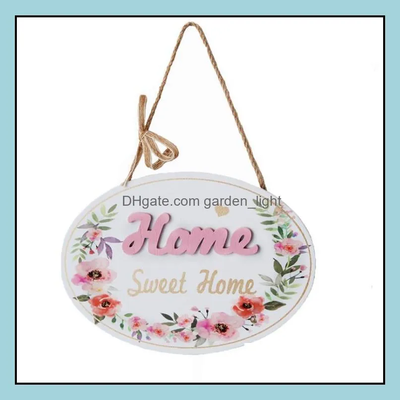 welcome to our home wooden sign novelty items hanging decoration 3 colors rustic farmhouse front porch signs decor rrb14968