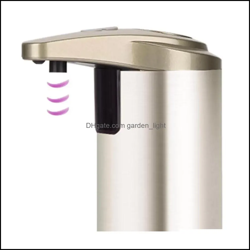 automatic infrared motion sensor stainless steel dish liquid auto hand soap dispenser for bathroom/kitchen waterproof rrf12856