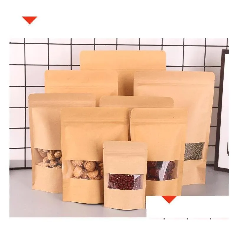 food moistureproof bags kraft paper with aluminum foil lining stand up pouch valve packaging seal bag for snack candy cookie baking