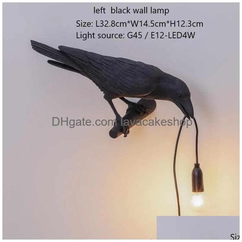 bird table lamp italian seletti light bird led desk lamp animal lucky bird living room bedroom bedside lamp home decor fixtures 1020