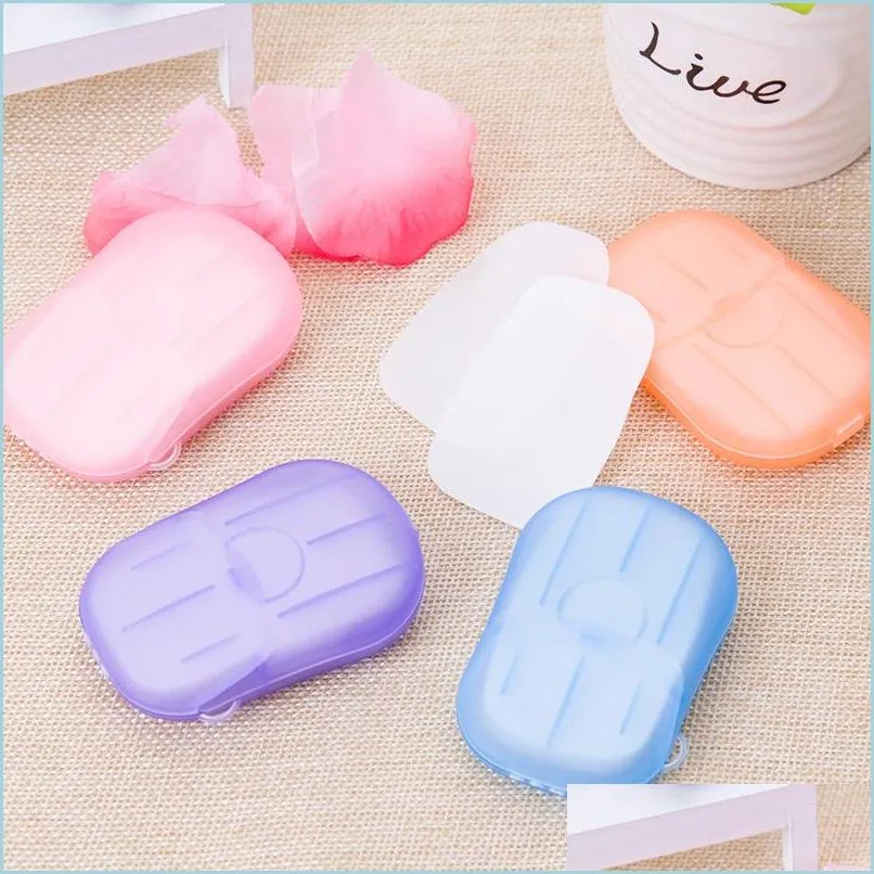 portable disposable travel soap paper sheets clean sterilization onetime usage outdoor camping hiking disinfecting soap flakes