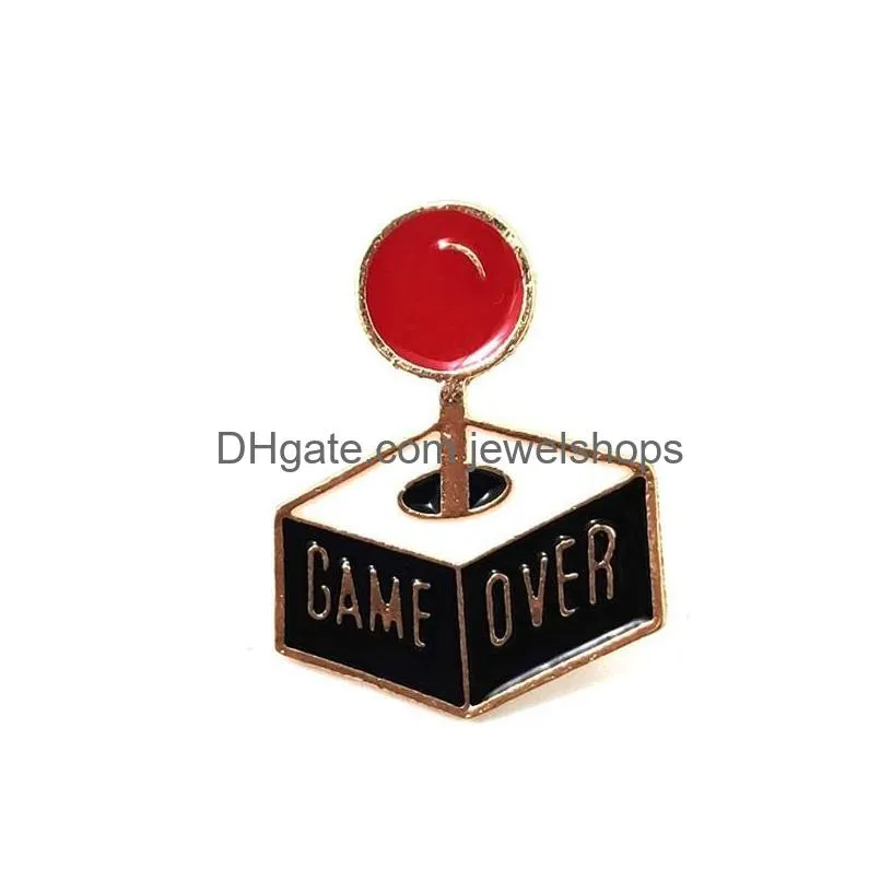 game over console pins brooches cute pins badges lapel pin for your tote bag hat gifts 6145 q2