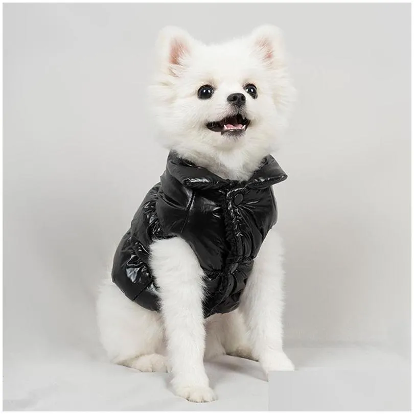 designer pet petco dog clothes shiny lamb down jacket twolegged cloth french bulldog corgi winter clothes warm fashion coat