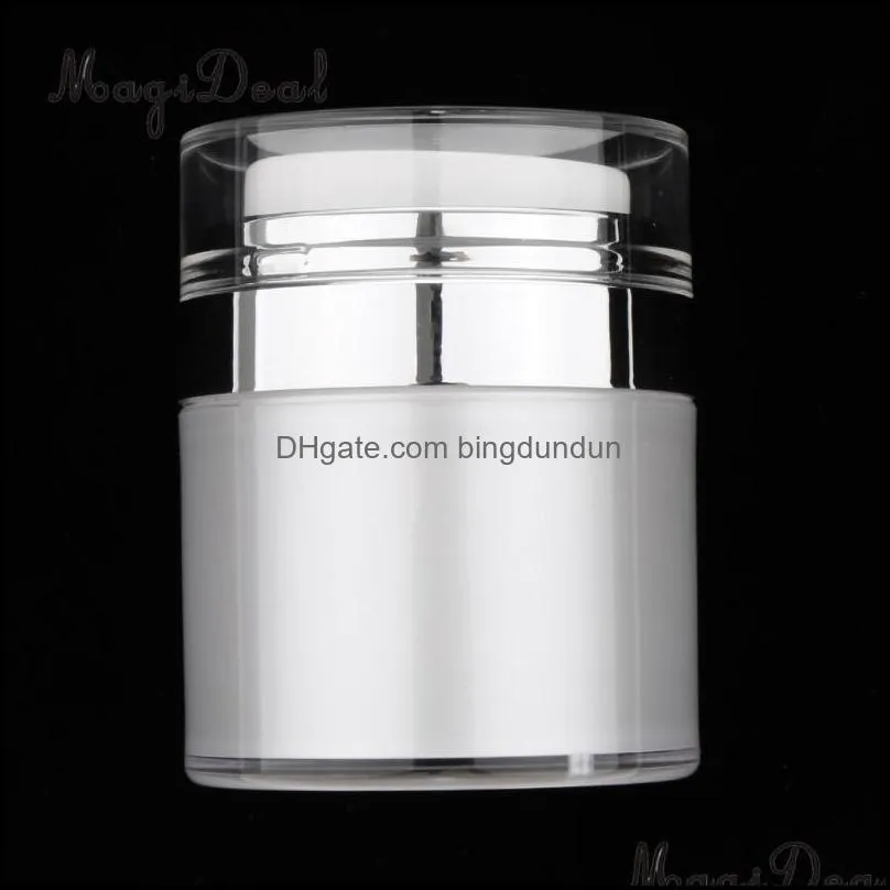 empty acrylic face cream container makeup jars cosmetic pot skin care pump pressed for travel storage bottles factory price expert design quality latest