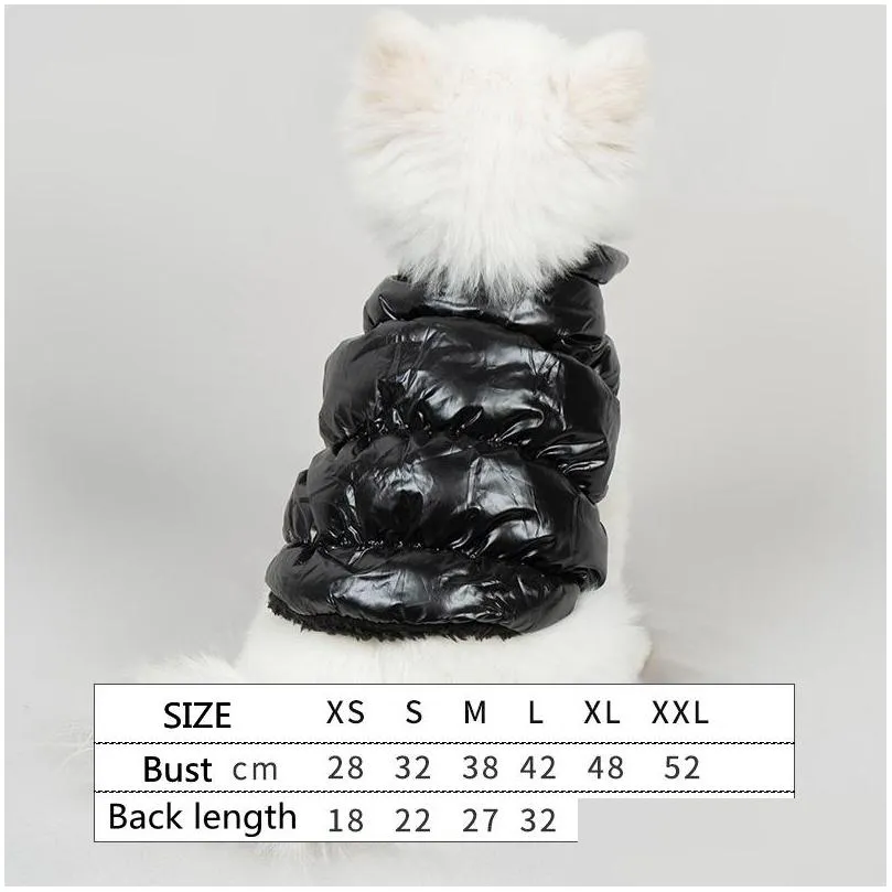 designer pet petco dog clothes shiny lamb down jacket twolegged cloth french bulldog corgi winter clothes warm fashion coat