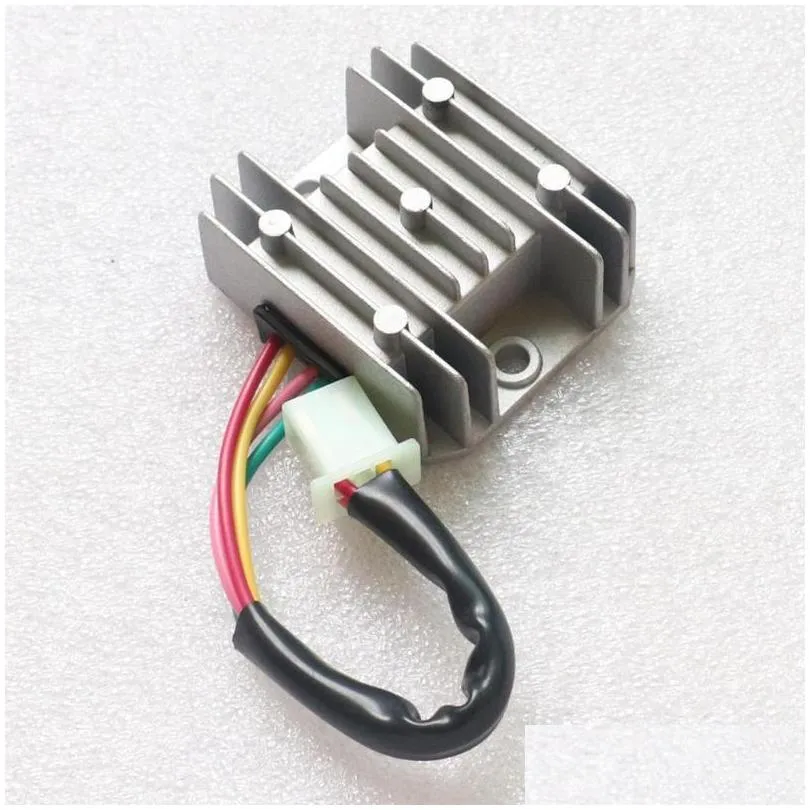 4 wires 4 pins 12 voltage regulator rectifier for 150250cc motorcycle scooter moped atv1