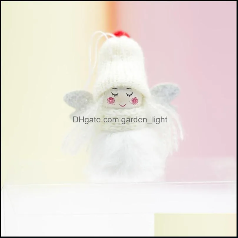 christmas hanging doll merry christmas angel doll pendant xmas tree doll hanging ornaments for party home decoration pendant