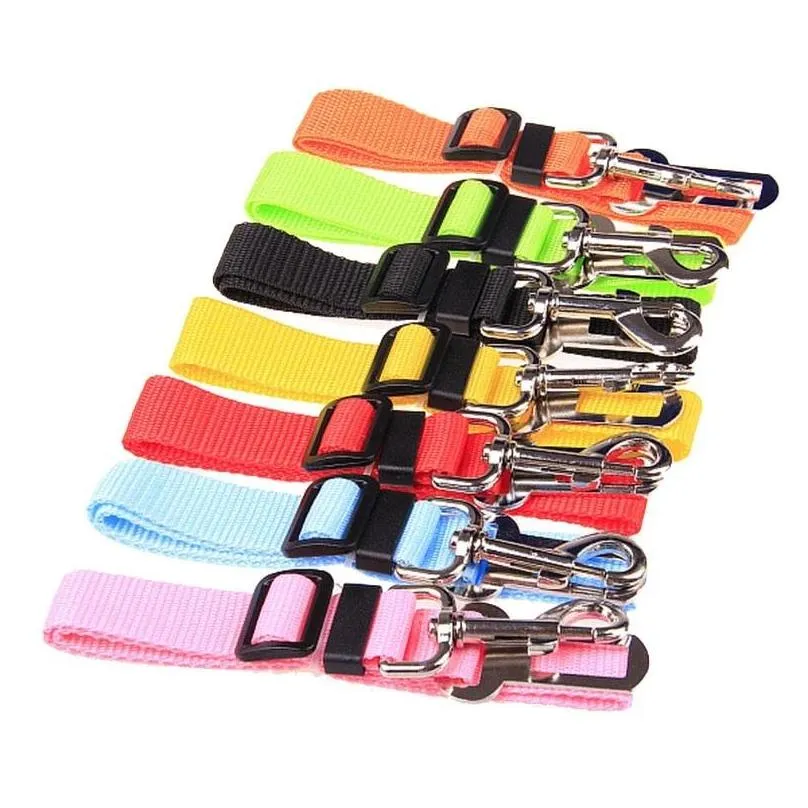 leashes pet dog cat car seat belt dog accessories adjustable lead leash small medium travel clip pets supplies inventory wholesale