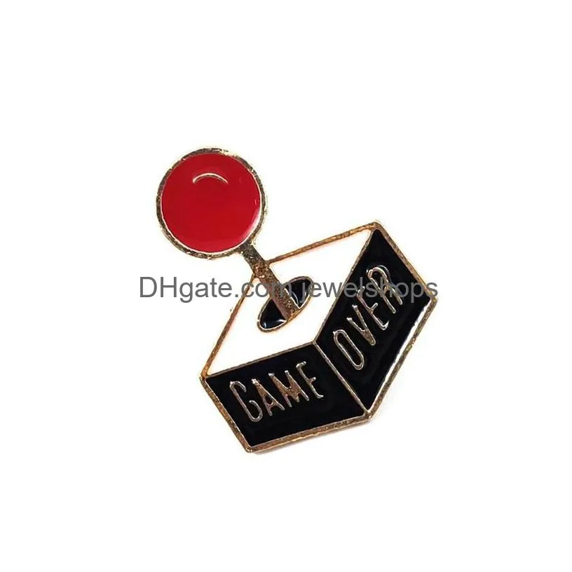 game over console pins brooches cute pins badges lapel pin for your tote bag hat gifts 6145 q2