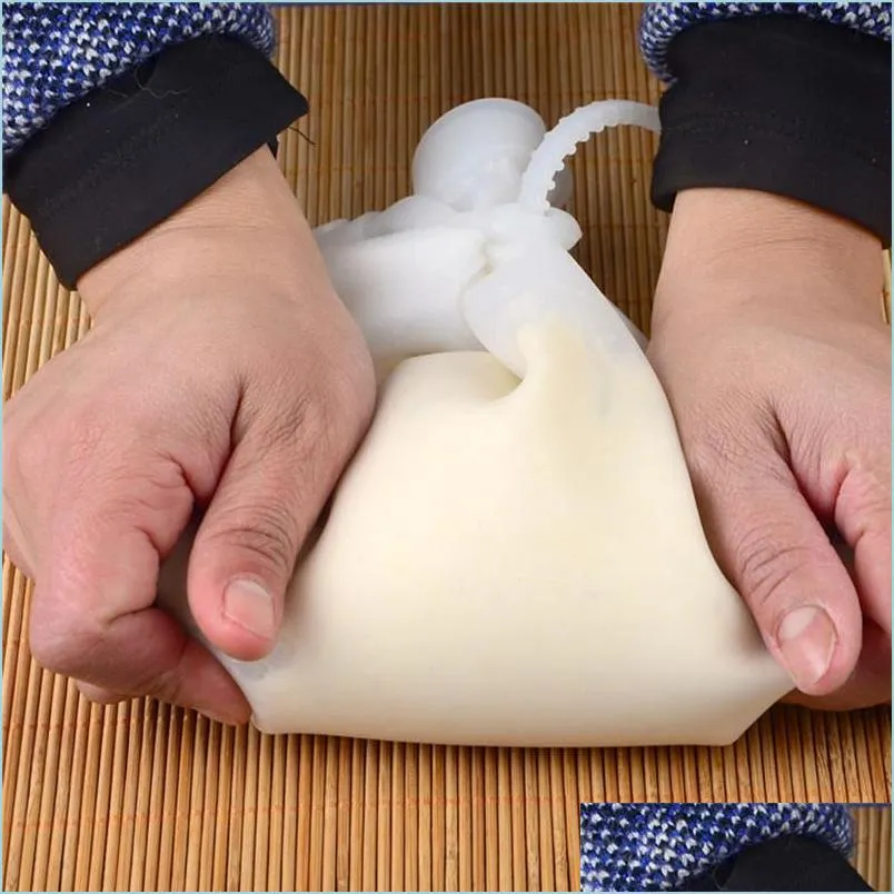 silicone kneading bag dough flour kneading mixing bag reusable cooking pastry tools flour kneading bag kitchen baking accessory