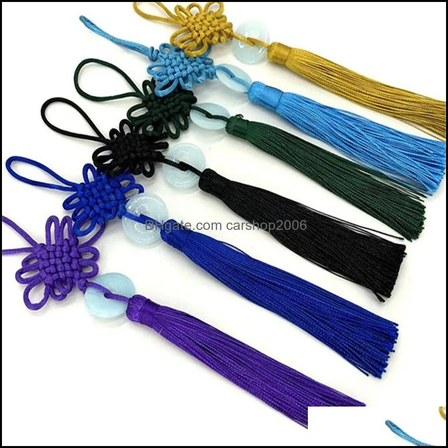 arts and crafts lucky cute chinese knot pretty emerald decoration diy braid craft ornament fashion interior decoration