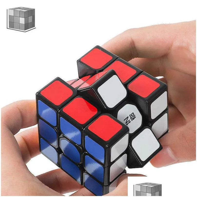 3x3x3 size 5.6 cm professional magic cube high quality rotation cubos magicos home games toys for children wholesale