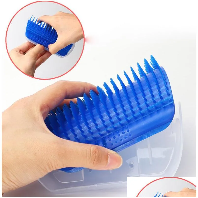 pet comb removable cat corner scratching rubbing brush pet hair removal massage comb pet grooming cleaning supplies