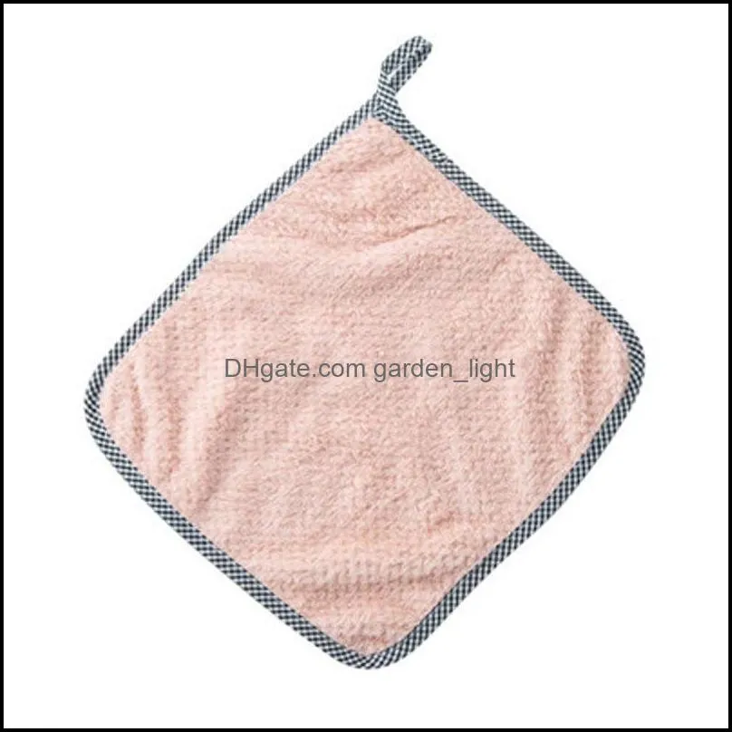  kitchen daily dish towel dish cleaning cloths kitchen rag nonstick oil thickened table cleaning cloth absorbent scouring pad