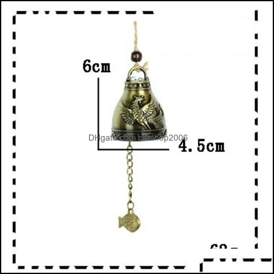 novelty items bell dragon pendant yunnan dongba metal wind chime creative home decoration