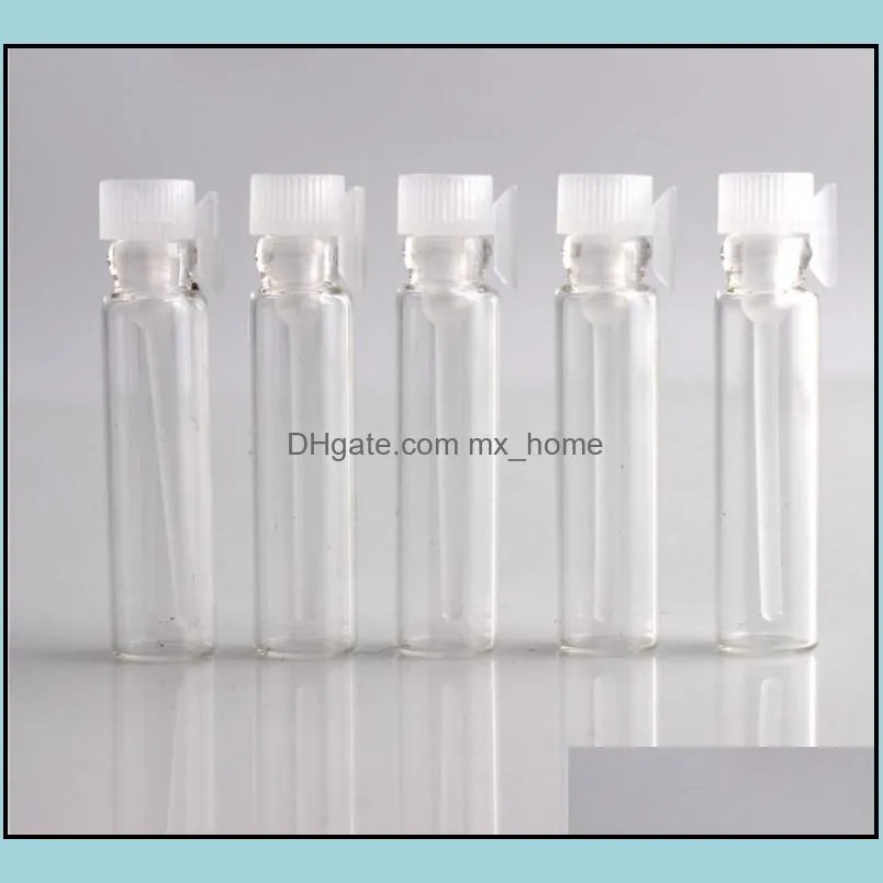 1ml 2ml 3ml glass perfume small bottles glass vial mini perfume sample vial 1ml glass test bottle empty spray refillable sn1009