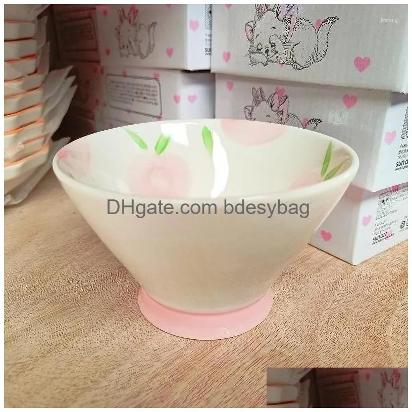 bowls japanese 5inch ceramic tableware rice soup bowl commercial hat home restaurant kitchen cute dinner ware 1pc