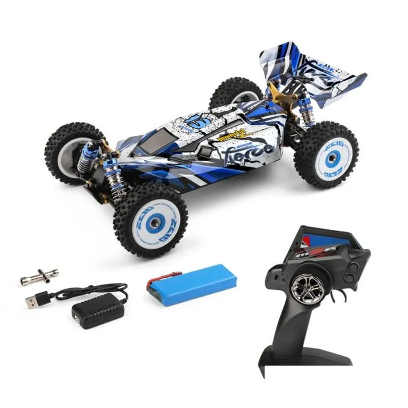 wltoys rc car 284131 gift flange 124018 124019 brush motor 124016 v2 124017 v2 with brushless motor 2.4g 4wd high speed offroad drift remote control toy foam