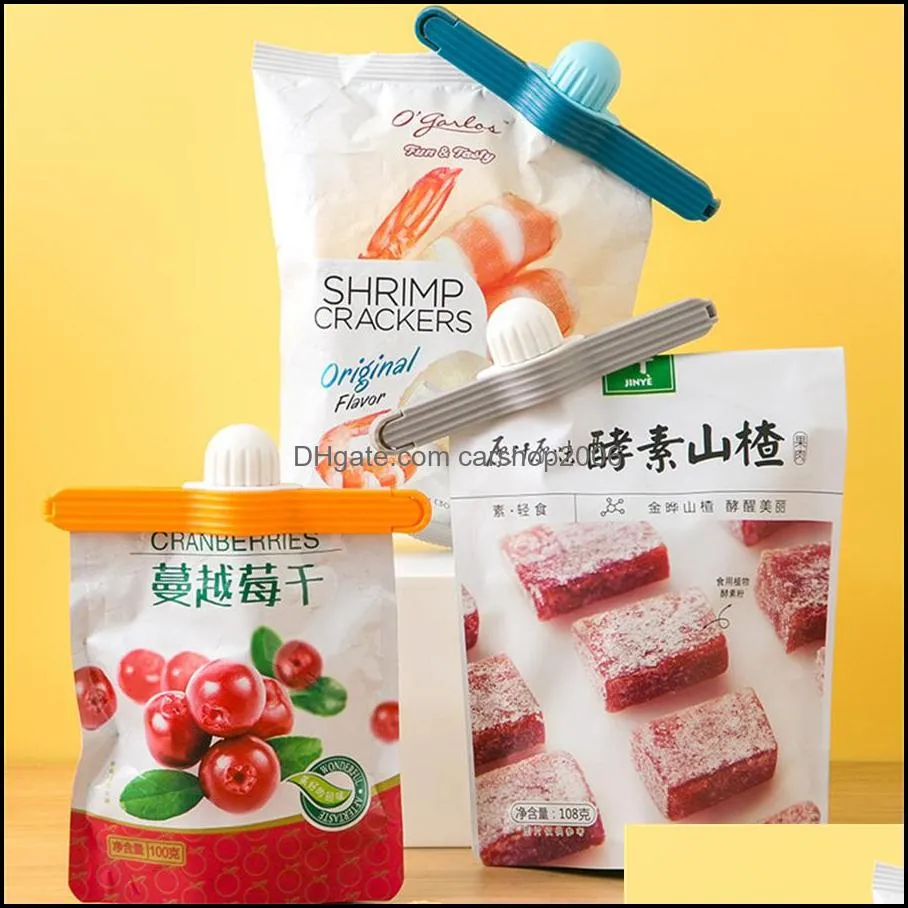 other household sundries food preservation sealing clip tea discharge nozzle plastic snack bag finishing artifact explosion