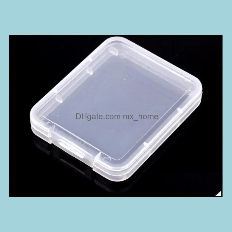 2019 protection box card container memory card box cf card storage box tool plastic transparent storage easy to carry sn1886