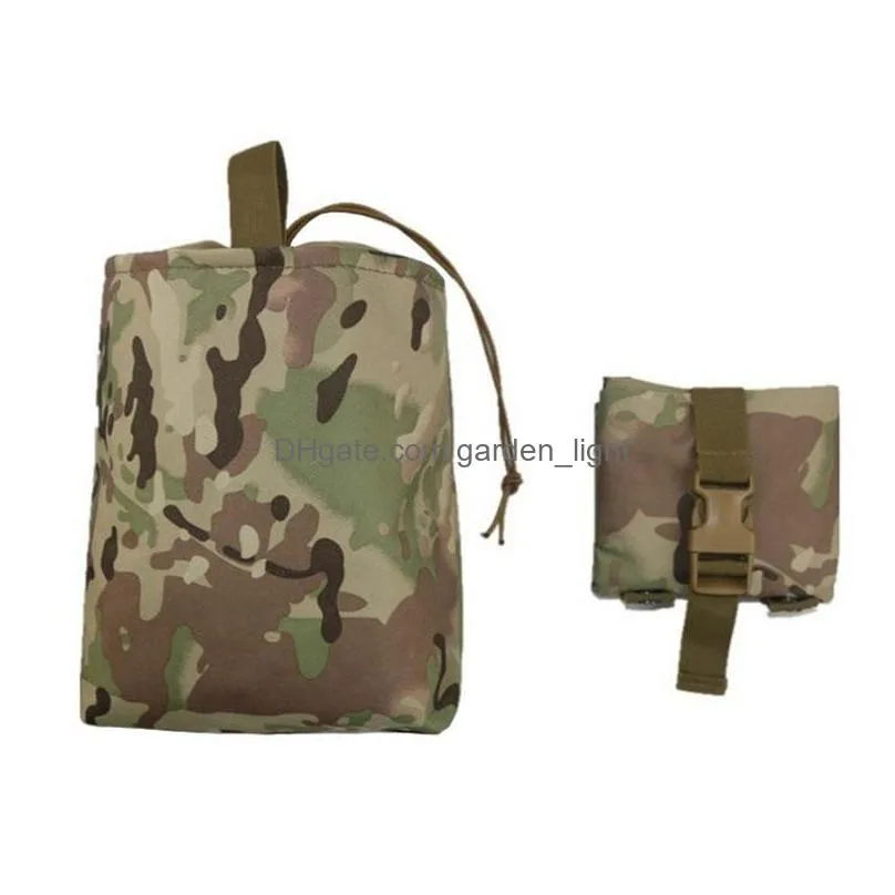 tactical folding recycling bages sundry storage bag molle accessory bag outdoor sports multifunctional small waist bags inventory