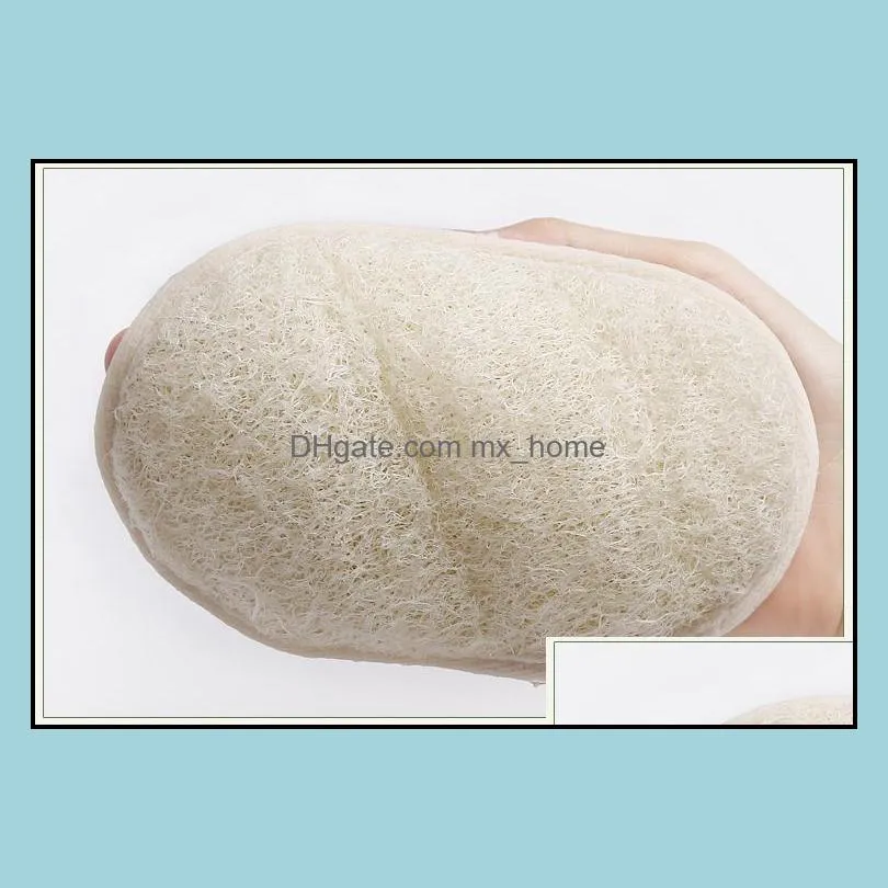 11x16cm natural loofah pad loofah scrubber remove the dead skin loofah pad sponge for home or al sn1084