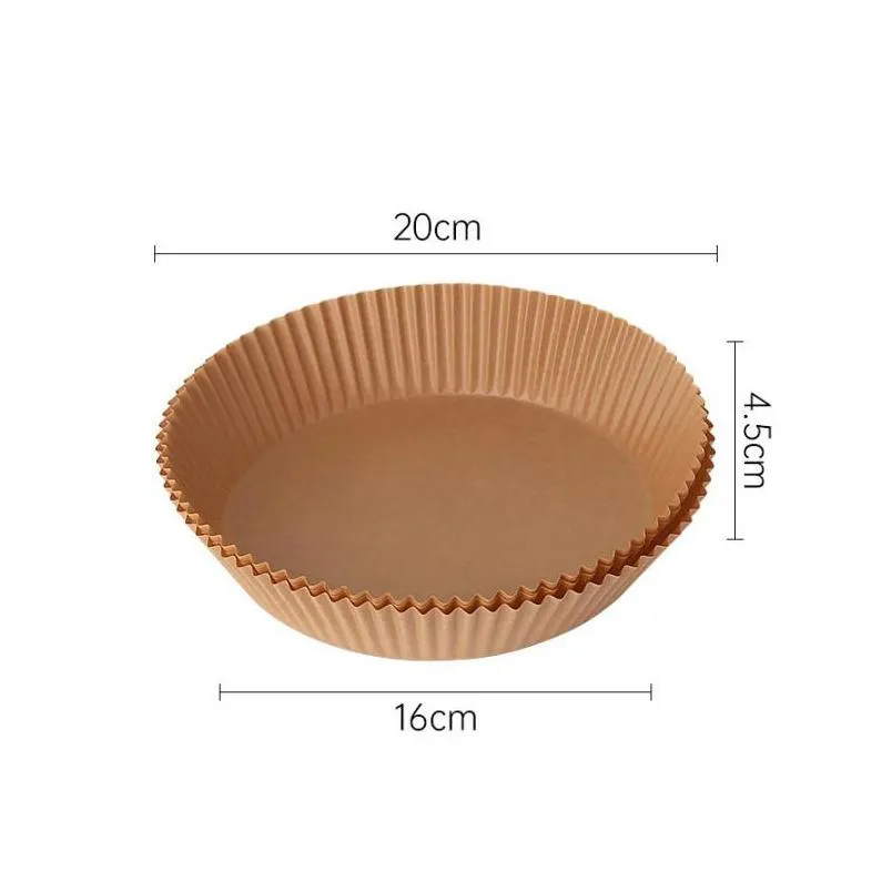 25pcs/50pcs/100pcs special paper for air fryer baking oilproof and oilabsorbing paperfor household barbecue plate food oven kitchen pan