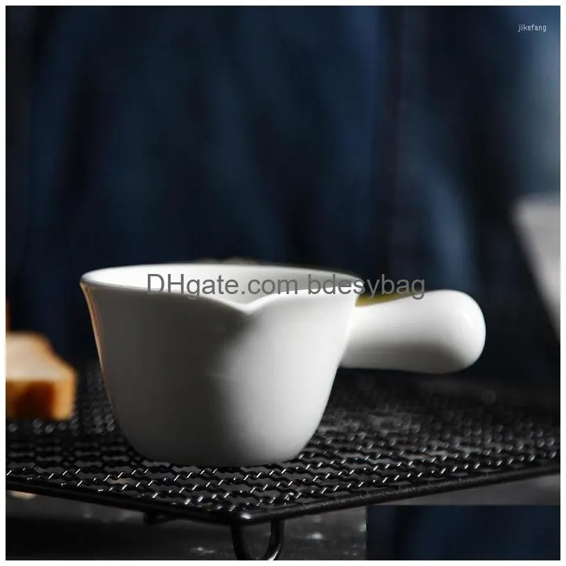 bowls milk glass wine cup saucer household nordic ceramic japanese commercial soy sauce dipping seasoning bowl se