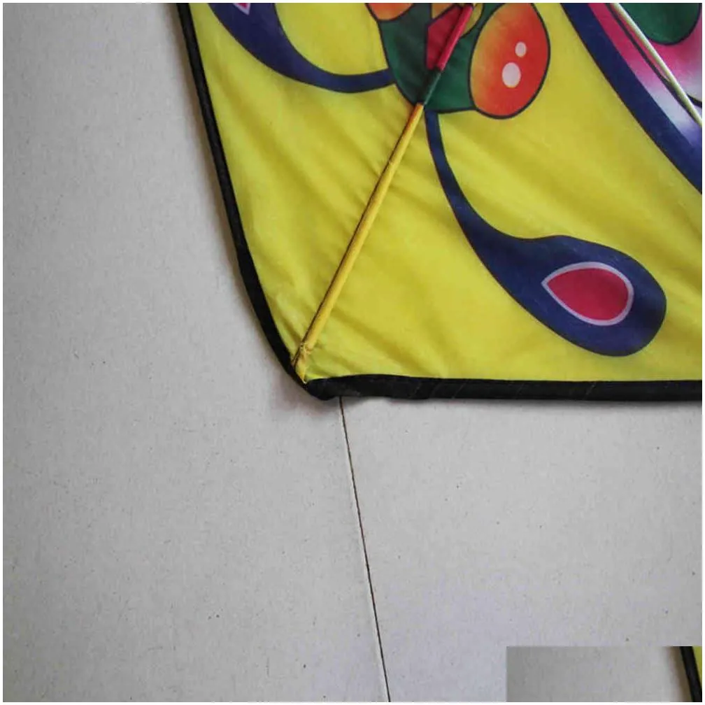 90x50 cm outdoor easy flying butterfly kite and winder board string wholesale kids toy game