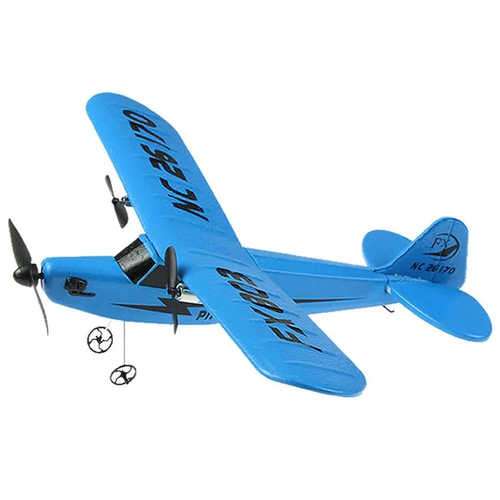 best electric airplane remote control planes rtf kit epp foam 2.4g controller 150 meters flying distance aircraft global hot toy