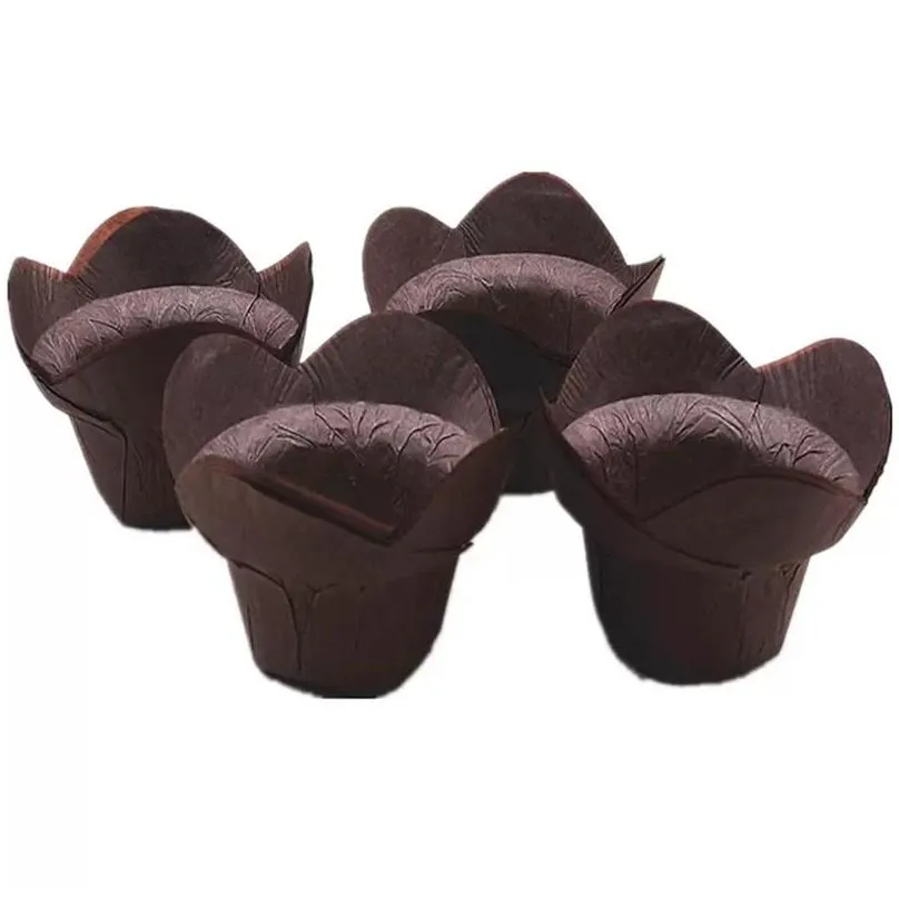 baking mould lotus baking paper cupcake muffin liners parchment cup grease resistant wrappers for weddings birthday