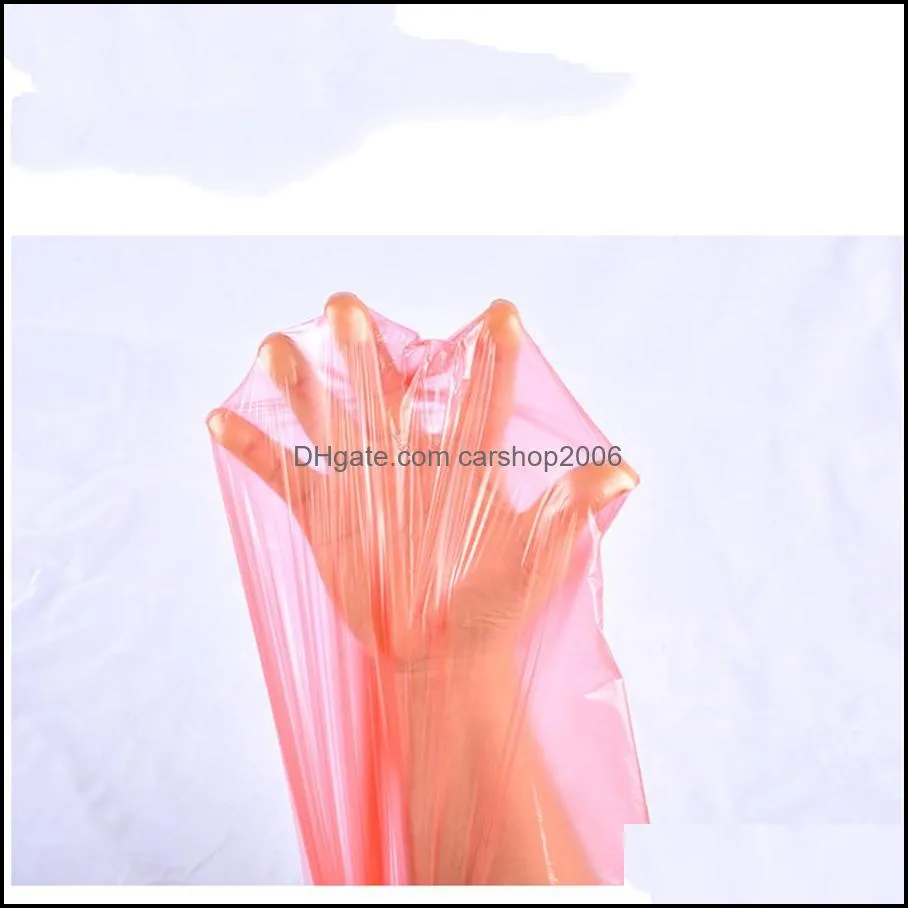 garbage bag household vest type portable color continuous roll plastic