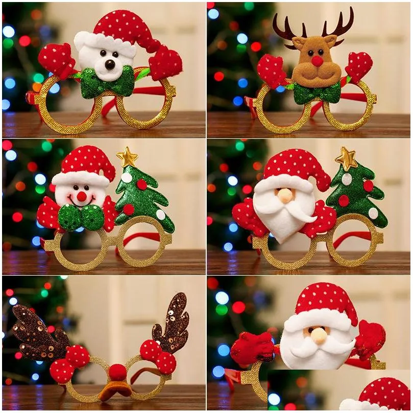 christmas frames adult children dress up decorative props kindergarten activities party bar shopping mall christmas gifts