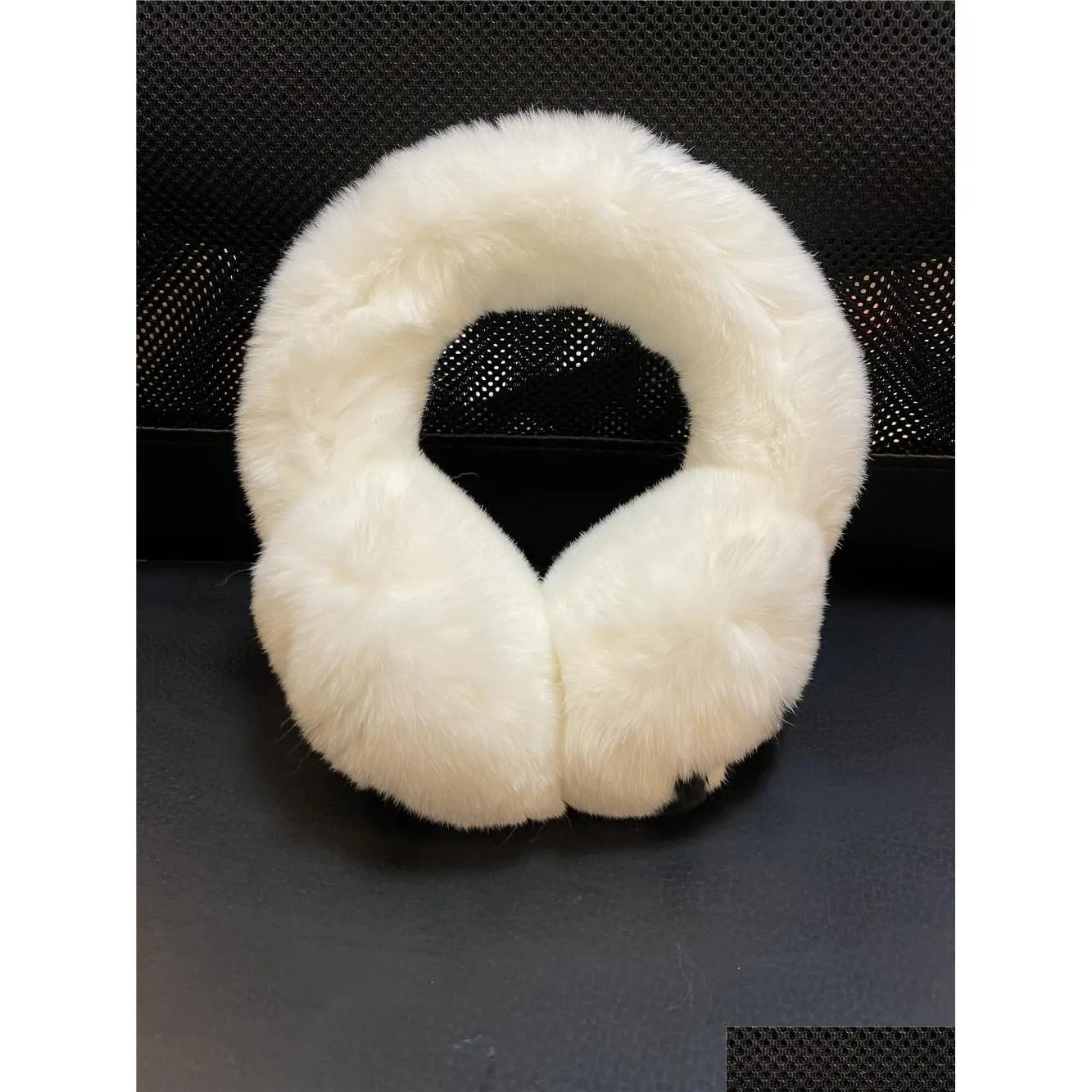 good quality earmuffs real rabbit fur plus velvet winter warm fashion earmuffs soft 2 colors classic style