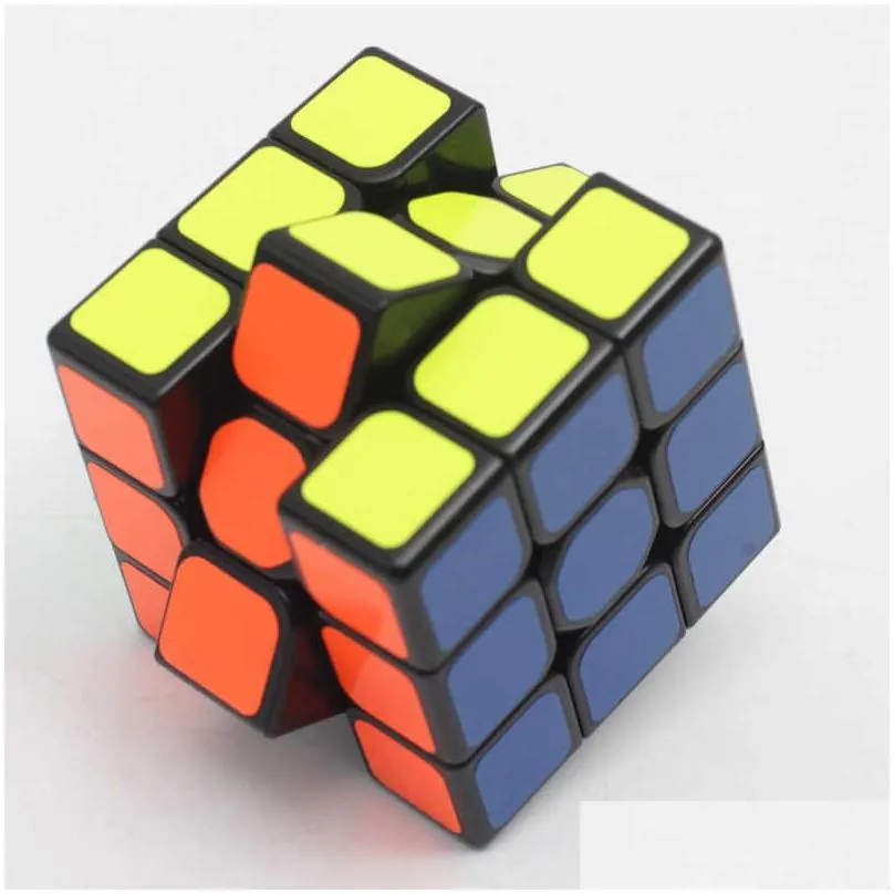 3x3x3 size 5.6 cm professional magic cube high quality rotation cubos magicos home games toys for children wholesale