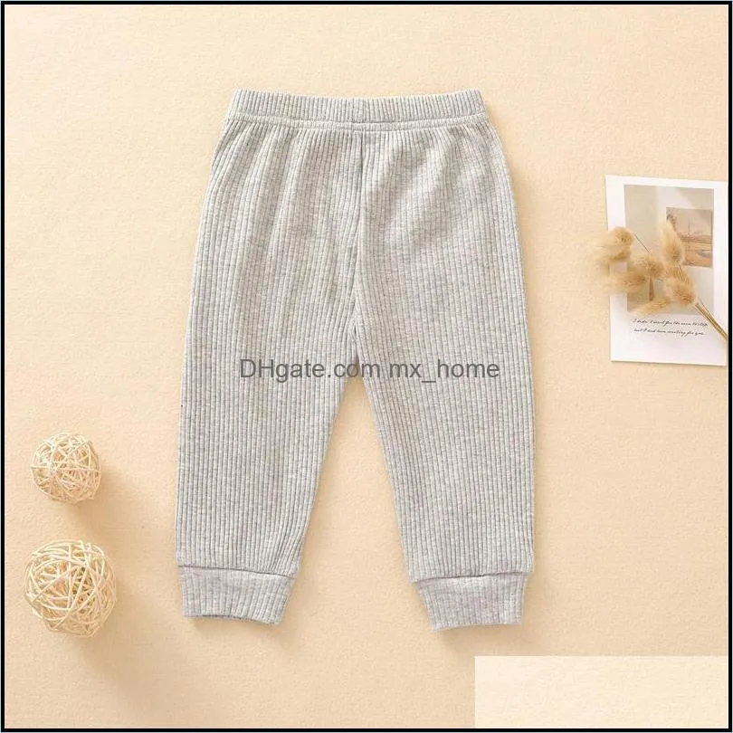 kids baby pocket trousers solid colors elastic pants toddler boys clothes infant girls casual outfits kids leisure vetement bebe