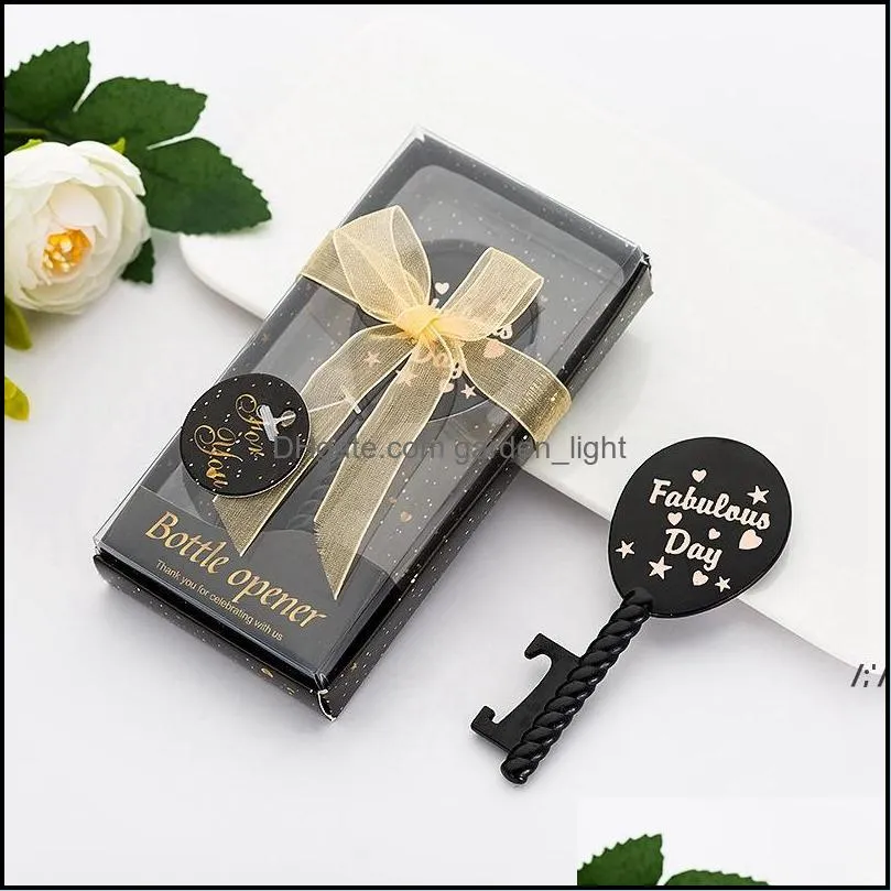  balloon bottle opener beer openers with gift box wedding favor gifts giveaways for guests souvenirs shower gifts rra12470