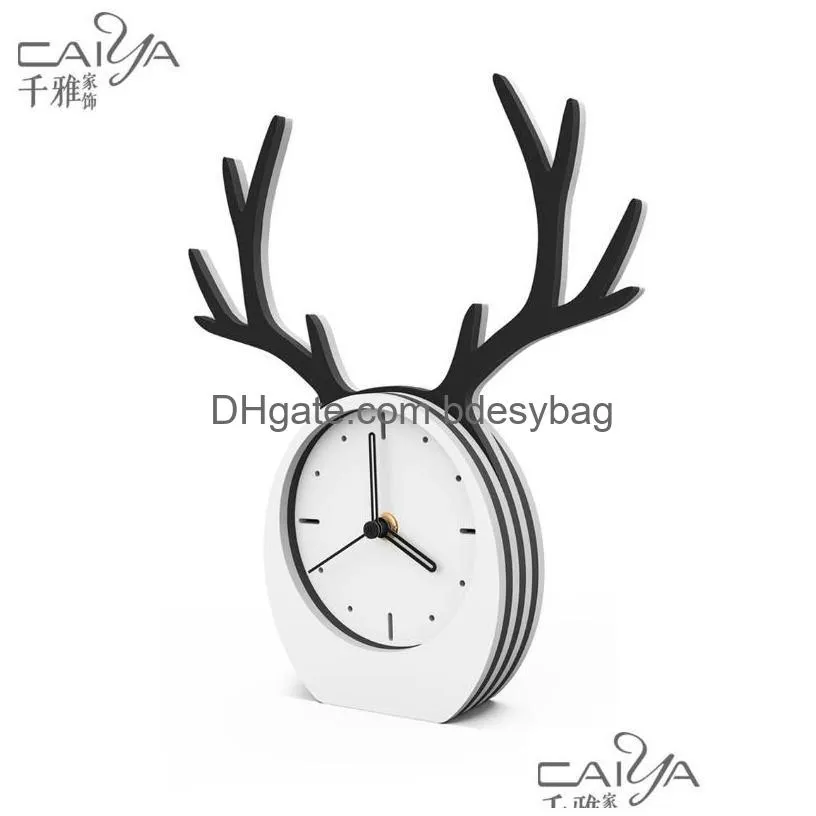 desk table clocks creative unique clock mute art european watch small luxury living room desktop relogio mesa home decor ac50tc