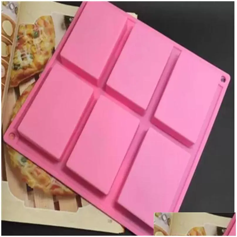 baking moulds 8x5.5x2.5cm square silicone baking mould cake pan molds handmade biscuit soap mold