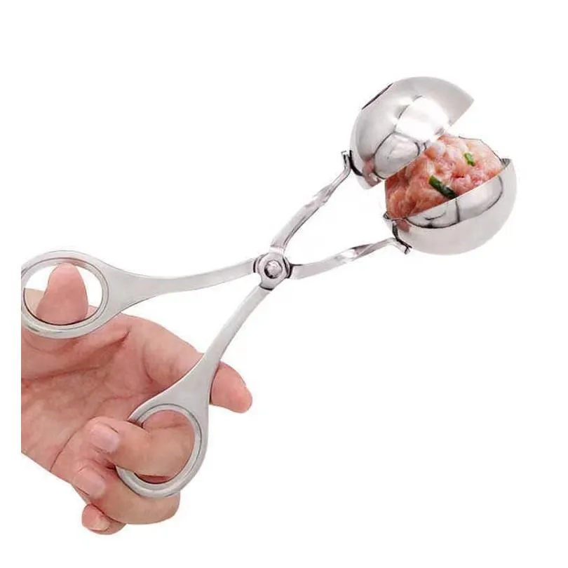 cooking utensils stainless steel meatball maker clip fish ball rice ball making mold form tool kitchen accessories gadgets cuisine