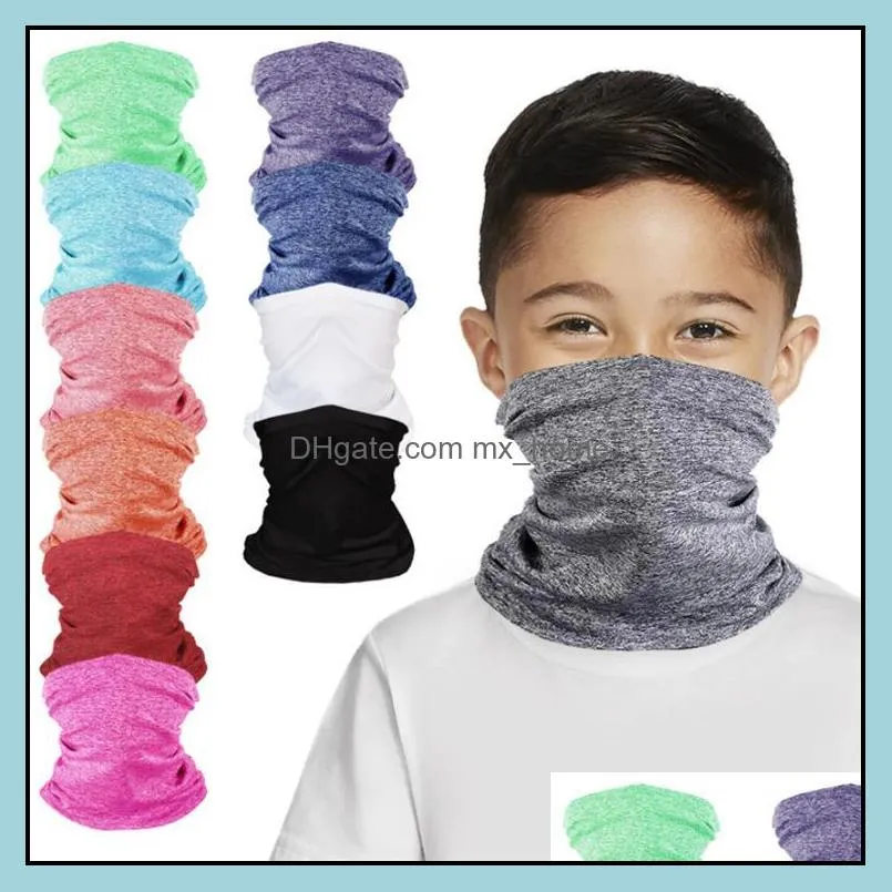 kids face mask children protective mask outdoor cycling magic scarf headband bandanas turban fitness supplies riding mask