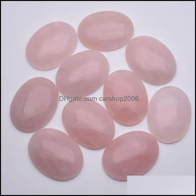 natural crystal 30x40mm opal rose quartz tigers eye stone face for natural stone necklace ring earrrings jewelry accessory