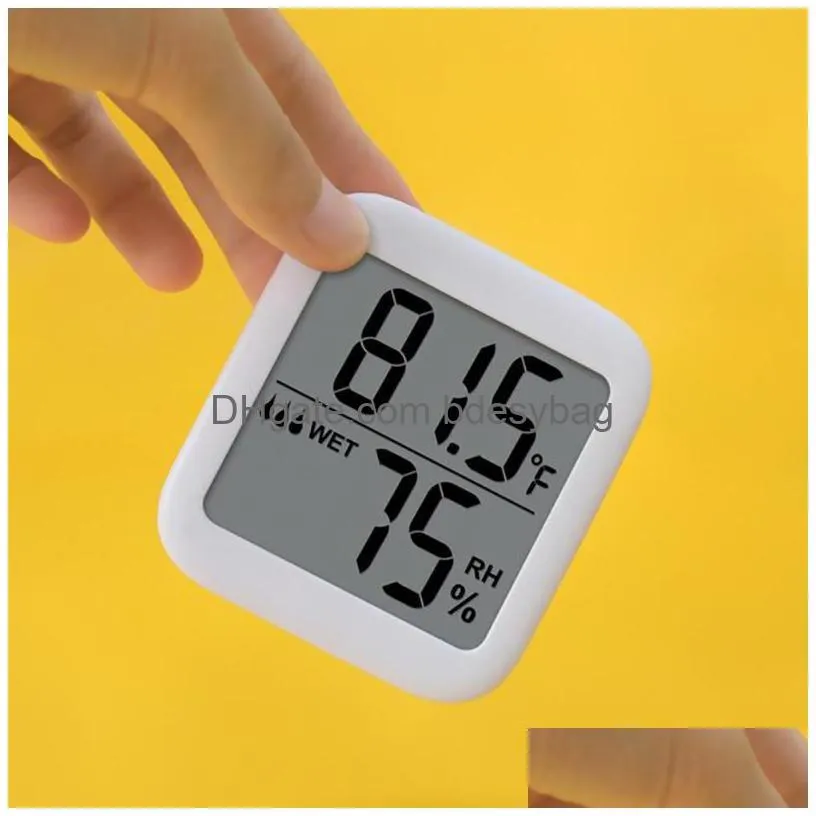 desk table clocks hygrometer gauge high accuracy air comfort indicator abs wireless backlight recording digital temperature fo