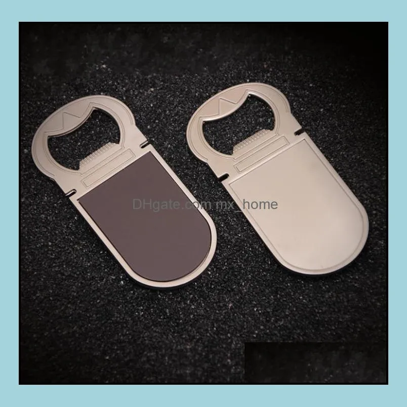 sublimation blank fridge magnets with bottle opener transfer printing fridge magnet consumables sn4366