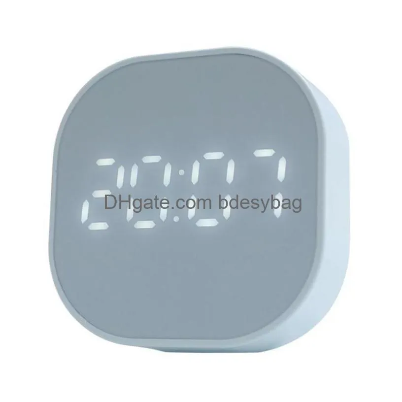 desk table clocks digital clock bedside clear display alarm for room decor countdown time function temperature timer