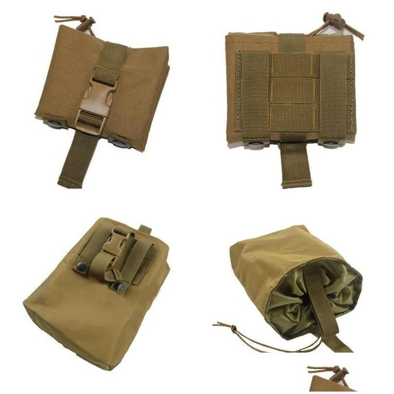 tactical folding recycling bages sundry storage bag molle accessory bag outdoor sports multifunctional small waist bags inventory